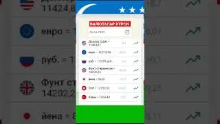 25-АПРЕЛ КУНИ УЧУН ВАЛЮТАЛАР КУРСИ #доллар #рубль #евро #news #shorts