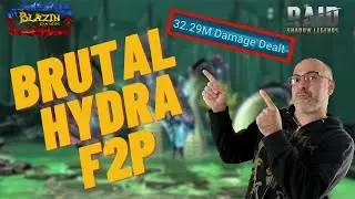 BRUTAL F2P HYDRA ACCOUNT TAKEOVER  RAID: SHADOW LEGENDS