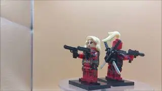 Deadpool and Wolverine mini figures series 2 - PT16 Double Lady Deadpool