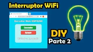 WiFi Switch (2/2). ESP8266 #6 SPIFFS HTML + CSS Web Server