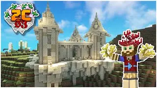 I built a SANDCASTLE as a SHOP in Minecraft - ZetaCraft SMP