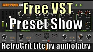 【🔥New Free VST Alert!🔥】new retro and Lo-Fi vst synth for free?😲RetroGrit Lite by audiolatry