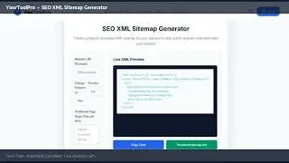 YourToolPro SEO XML Sitemap Generator