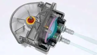 How a membrane pump operates. 3D animated explanation video | Moko3D | HD 720