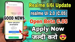 Realme 6 & 6i C.05 Open beta realme ui 2.0 😍 | How to install realme ui 2.0 in realme 6 | new update