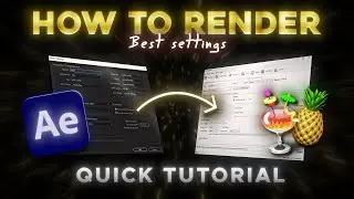 How to Render in After Effects (Best Export Settings + HandBrake Compression Tutorial)