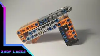 Стреляющий пистолет из lego technic + tutorial