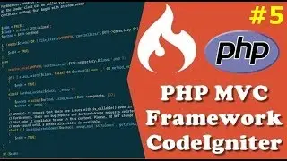 CodeIgniter PHP Tutorial for Beginners |Controller & View|#5