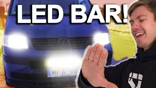 LED BAR ŽIBINTAS - VW T5 // BUSO PARUOŠIMAS ŽIEMAI
