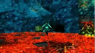 Jumping in the big Lava Cave-She, Eternal Fire by Taras.AVI