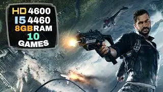 Intel HD Graphics 4600 + I5 4460 & 8gb Ram - Test In 10 Games