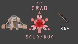 CRAB - A BUNKER Base with OP TURRET Pods for SOLO/DUO - RUST 2024