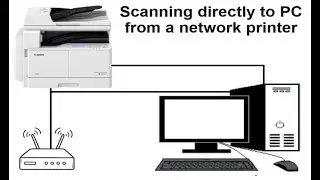 How to scan directly to my PC from a network printer? (100% Work)