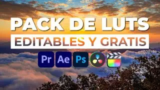 ¡DESCARGA GRATIS! Pack de LUTs para Premiere, After Effects, Photoshop, DaVinci y Final Cut 🎥✨