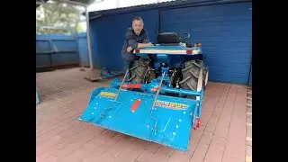 Lottery! Purchase and restoration of a rotary tiller for a mini tractor ISEKI TU 160