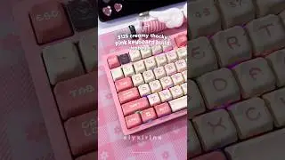 creamy thocky keyboard💕 Leobog Hi75 kit ⌨️ #mechanicalkeyboard #thocky #keyboardasmr #asmr #typing