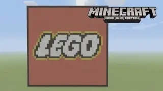 Minecraft: Pixel Art Tutorial and Showcase: LEGO Logo
