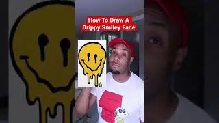 How To Draw Drippy Smiley Face 