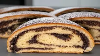 Фантастически вкусно! РУЛЕТ с маком КАК ПРИГОТОВИТЬ сочную маковую НАЧИНКУ Простой РЕЦЕПТ к чаю