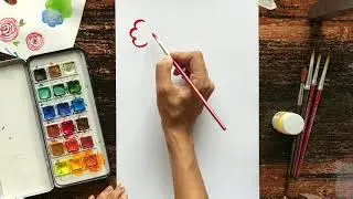 Blending of Watercolors | Watercolor Art | Blending Process | Easy To Blend |