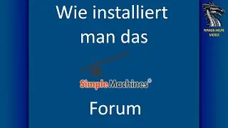 Install Simple Machines Forum (SMF) [deutsch]