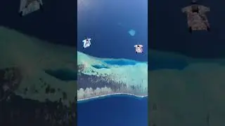 Wingsuits Fly Over Private Island!