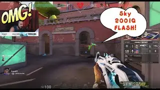 Tarik reacts to Skye's 200iq flash!