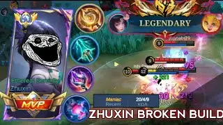 THIS ZHUXIN BROKEN BUILD IS INSANE 😱😱🔥🔥 || MLBB