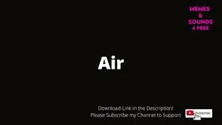 AIR SOUND EFFECT ( NO COPYRIGHT / FREE DOWNLOAD )