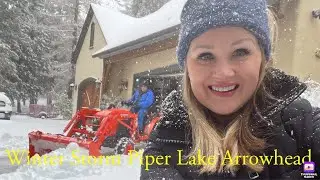 Lake Arrowhead Vlog. Historic Winter Blizzard Lake Arrowhead, CA Episode 1