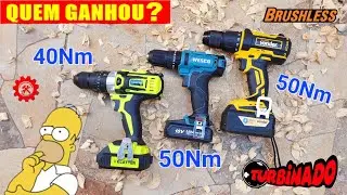 QUAL E A MELHOR??? PARAFUSADEIRA FURADEIRA A BATERIA WESCO WS2390K2 KLATTER VONDER BRUSHLESS