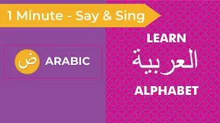 Learn the Arabic Alphabet in 60 Seconds | Arabic Alphabet Song | Teach and Learn Arabic Alphabet