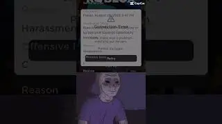 When you get banned… 