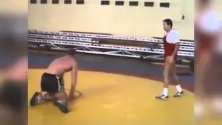 Александр Карелин и Михаил Мамиашвили - Тренировка (1990)