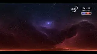 New project 3827: Animation of a space scene using a 16K 360° HDRI texture.