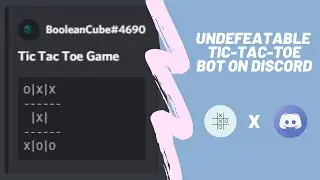 I made an UNDEFEATABLE Tic Tac Toe BOT on discord using JDA