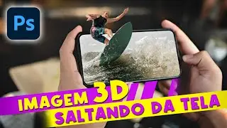 Imagem 3D saltando da tela do celular!