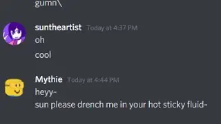 myth and suntheartist DM be like..