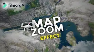 How to Edit Map Zoom Effect | FILMORA TUTORIAL #10