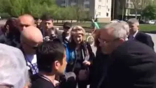Донецкие ополченцы "тепло" встретили Ходорковского