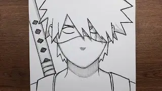 Kolay Anime Nasıl Çizilir - Adım Adım Kakashi Hatake Çizimi - Anime Resmi Kolay Nasıl Çizilir