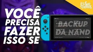 BACKUP AND RESTORE THE NAND OF THE UNLOCKED N.SWITCH - THIS CAN SAVE YOUR GAME - STEP BY STEP!