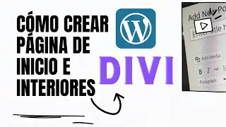 Cómo crear página de inicio e interiores con WORDPRESS Y DIVI desde ELEGIR DISEÑO