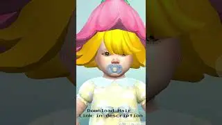 Petal Hair for Babys #sims4 #sims4cc #idolsims
