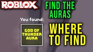 GOD OF THUNDER AURA - HOW TO GET [FIND THE AURAS] - Roblox