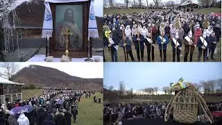 Водохреще 2024 у Надвірній. Похід на річку. Освячення води 