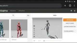 how open mixamo on google chrome android