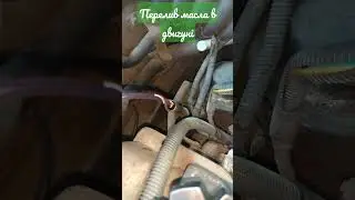 Перелив мастила при заміні. Як злити зайве мастило.