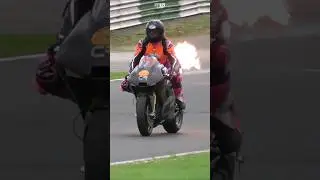 Rotary Powered Flame Throwing Bike! | Crighton CR700W | Mallory Park Bike Bonanza 2024