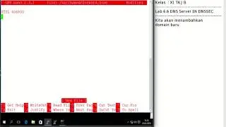 Lab 6.6 DNS Server In DNSSEC